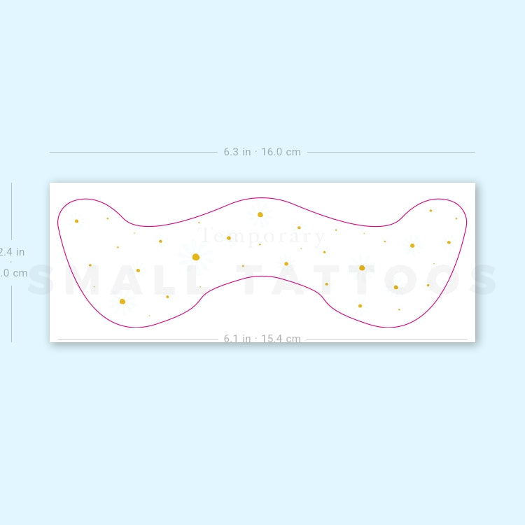 Daisy Freckles Temporary Tattoo (Set of 3)