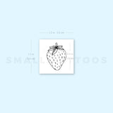 Strawberry Temporary Tattoo (Set of 3)