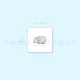 Tiny Hedgehog Temporary Tattoo (Set of 3)