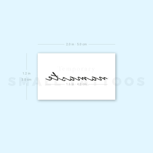 Namaste Temporary Tattoo (Set of 3)