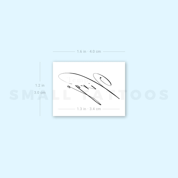 Virgo Temporary Tattoo By M3.Ink (Set of 3)