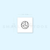 Barcelona Crest Football Temporary Tattoo (Set of 3)