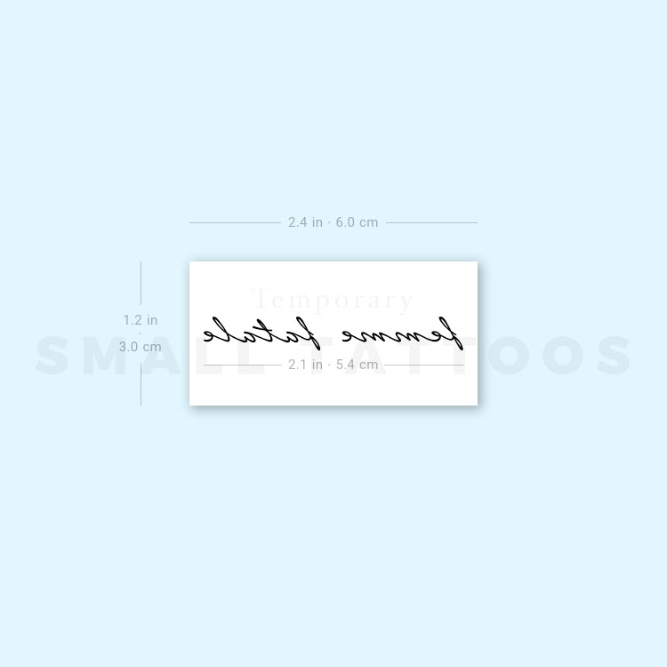 Femme Fatale Temporary Tattoo (Set of 3)