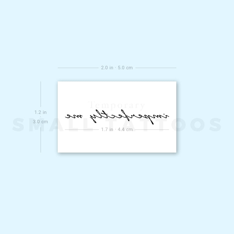 Imperfectly Me Temporary Tattoo (Set of 3)