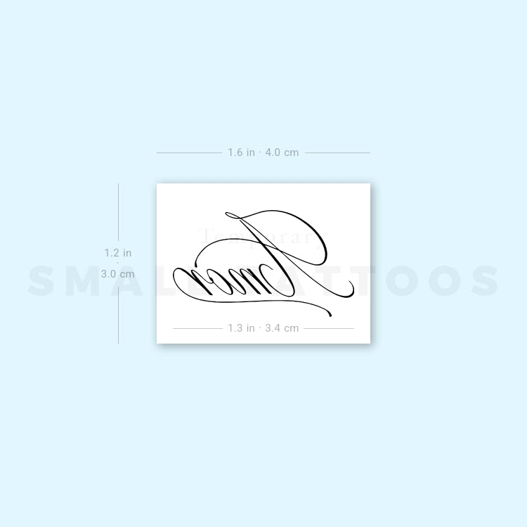Amor Temporary Tattoo By M3.Ink (Set of 3)