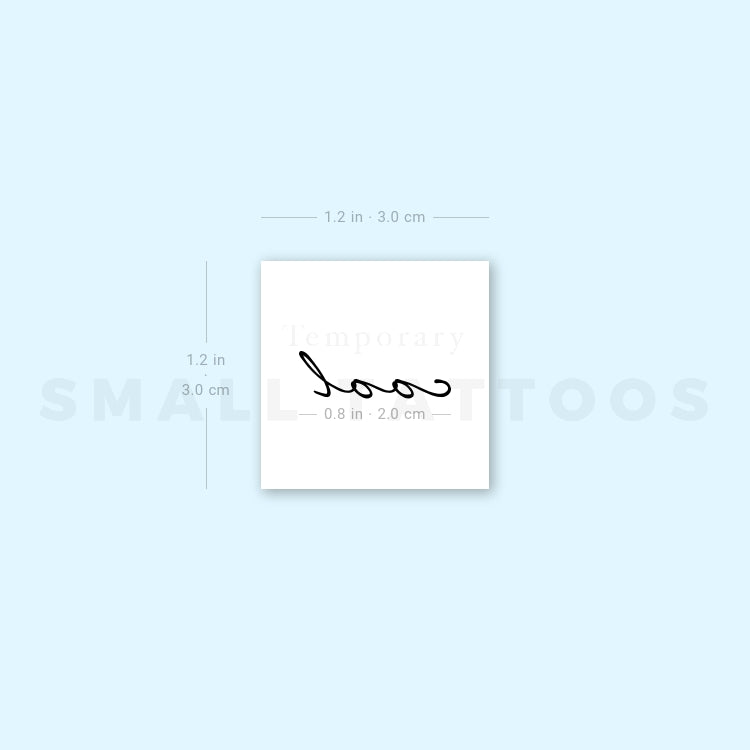 Cool Temporary Tattoo (Set of 3)