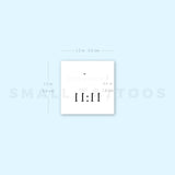 11:11 By Stefano Mazza Temporary Tattoo (Set of 3)