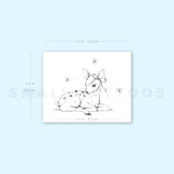 Fawn By Stefano Mazza Temporary Tattoo (Set of 3)