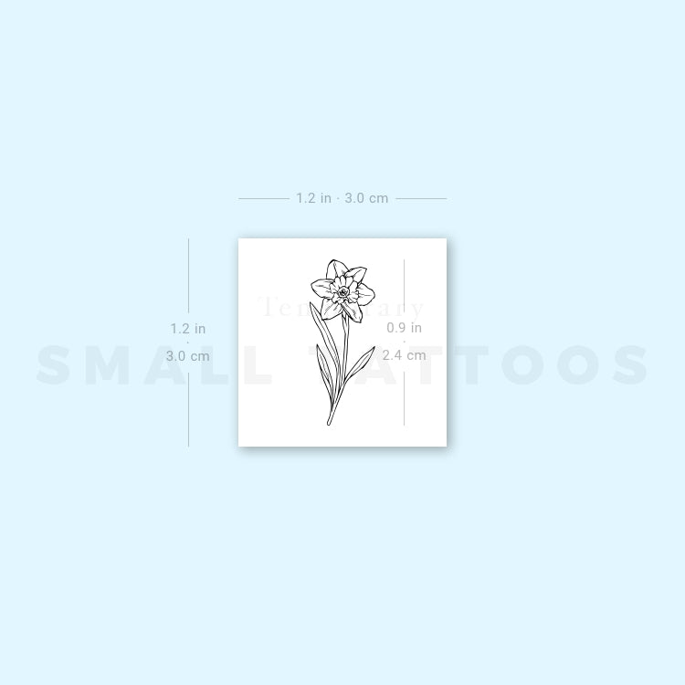 Narcissus Temporary Tattoo (Set of 3)