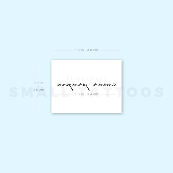 Amor Propio Temporary Tattoo (Set of 3)