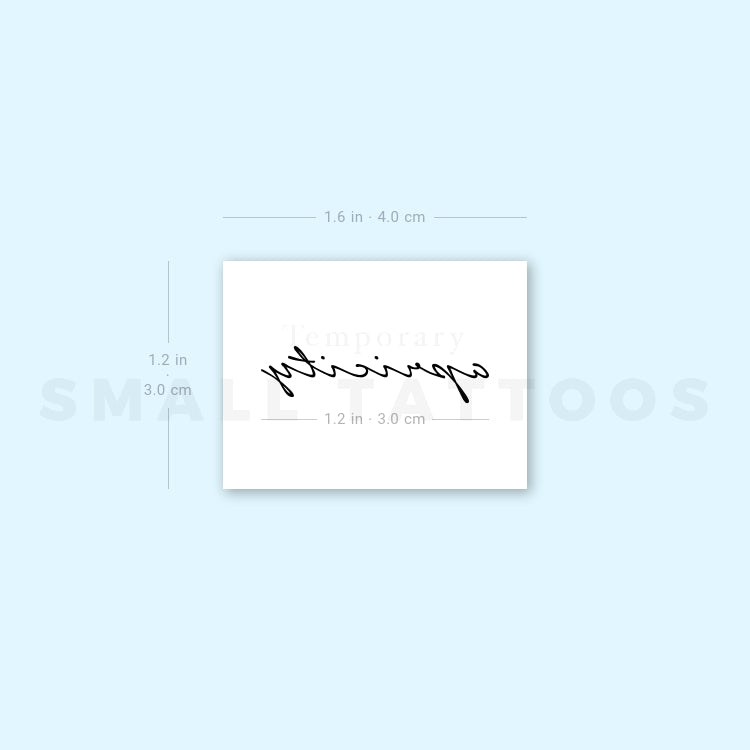 Apricity Temporary Tattoo (Set of 3)