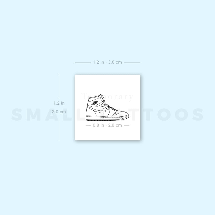 Fine Line Air Jordan 1 Temporary Tattoo (Set of 3)