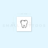 Little Tooth Temporary Tattoo (Set of 3)