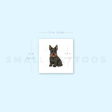Little Scottish Terrier Temporary Tattoo (Set of 3)