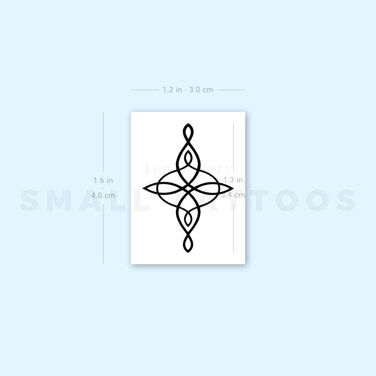 Family Knot Temporary Tattoo (Set of 3)