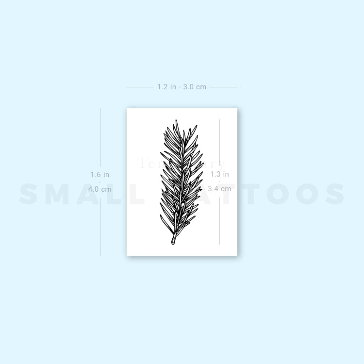 Rosemary Temporary Tattoo (Set of 3)