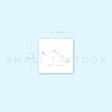 Shooting Star By Stefano Mazza Temporary Tattoo (Set of 3)