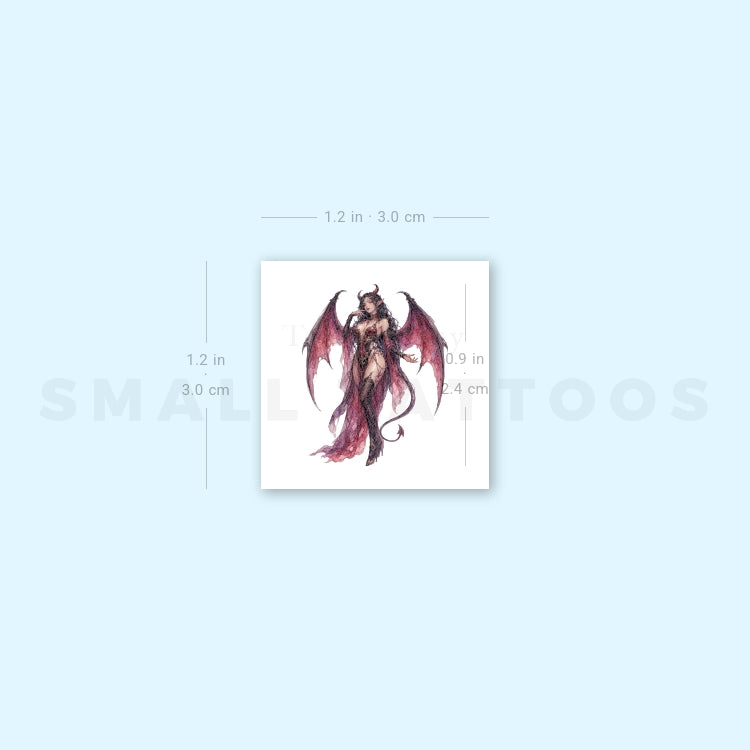 Succubus Temporary Tattoo (Set of 3)