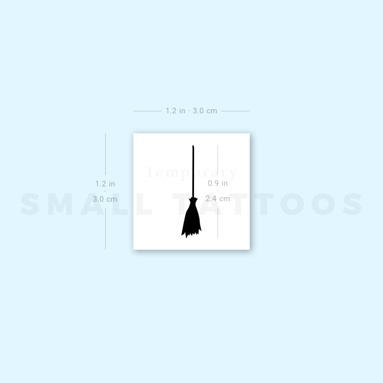Broomstick Temporary Tattoo (Set of 3)