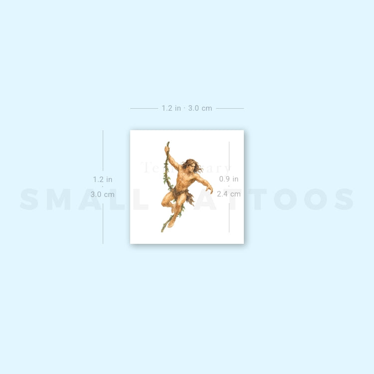 Tarzan Temporary Tattoo (Set of 3)