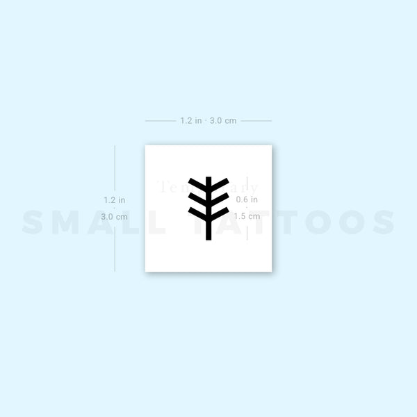 Beltane Symbol Temporary Tattoo (Set of 3)