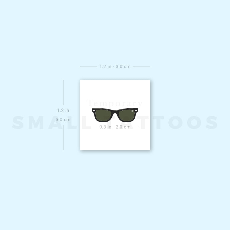 Sunglasses Temporary Tattoo (Set of 3)