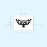 Moth Temporary Tattoo (Set of 3)