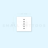 Five Dots Temporary Tattoo (Set of 3)