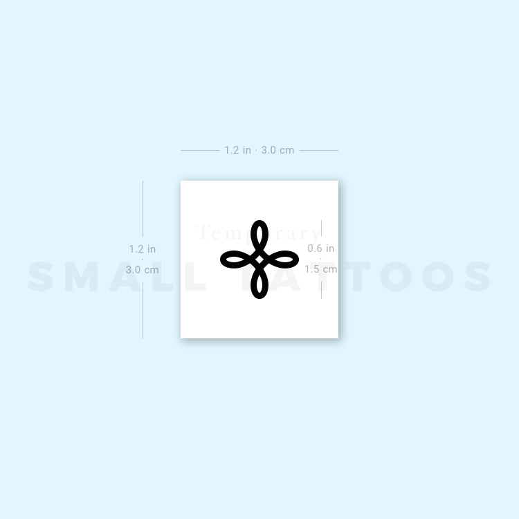 Bowen Knot Temporary Tattoo (Set of 3)