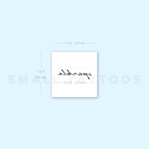 Sparkle Temporary Tattoo (Set of 3)
