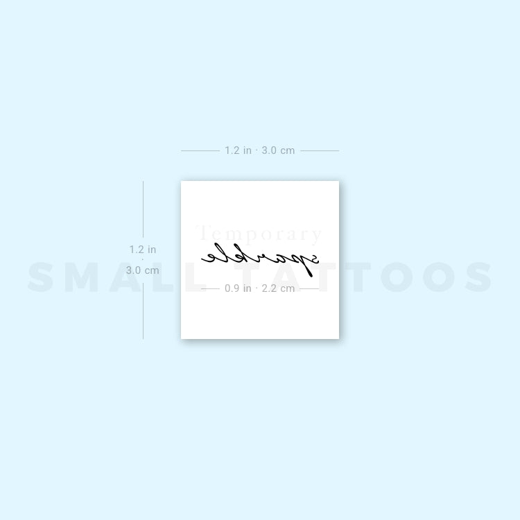 Sparkle Temporary Tattoo (Set of 3)