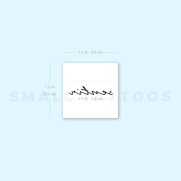 Sentir Temporary Tattoo (Set of 3)