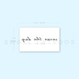 Seize The Day Temporary Tattoo (Set of 3)