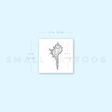 Tulip Shell Temporary Tattoo (Set of 3)