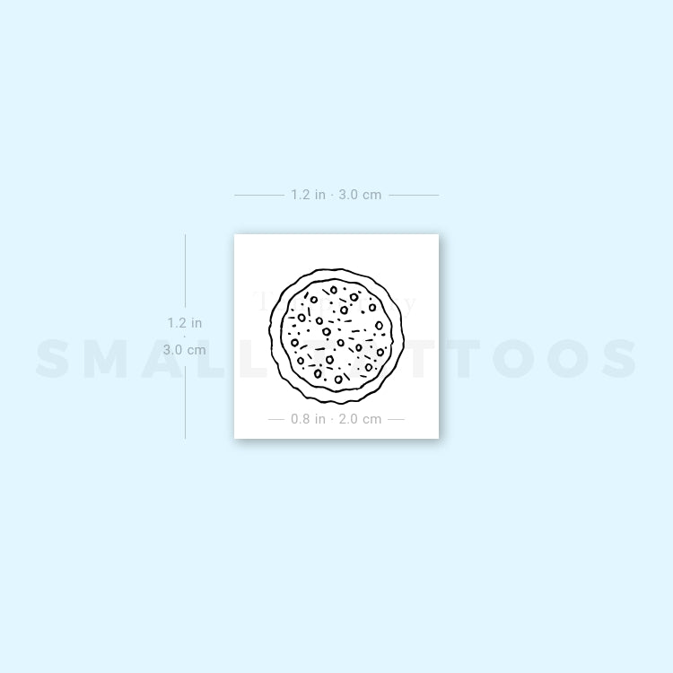 Pizza Temporary Tattoo (Set of 3)