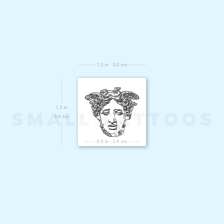 Medusa Temporary Tattoo (Set of 3)