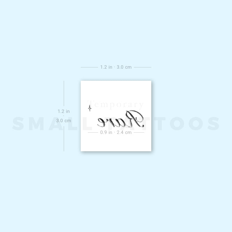 Rare By Stefano Mazza Temporary Tattoo (Set of 3)