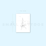 Candle By Stefano Mazza Temporary Tattoo (Set of 3)