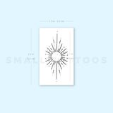 Sun Temporary Tattoo By M3.Ink (Set of 3)