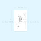 Butterfly By Stefano Mazza Temporary Tattoo (Set of 3)