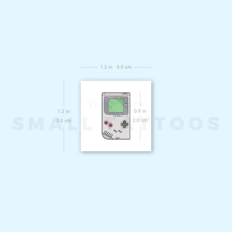 Tatuaje temporal de Game Boy (juego de 3)