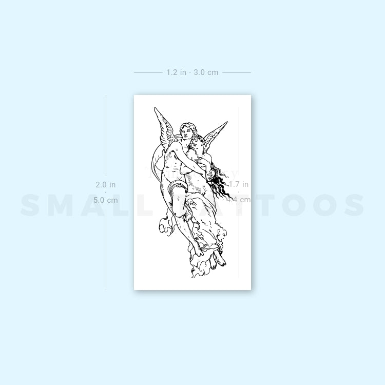 The Abduction Of Psyche Temporary Tattoo (Set of 3)