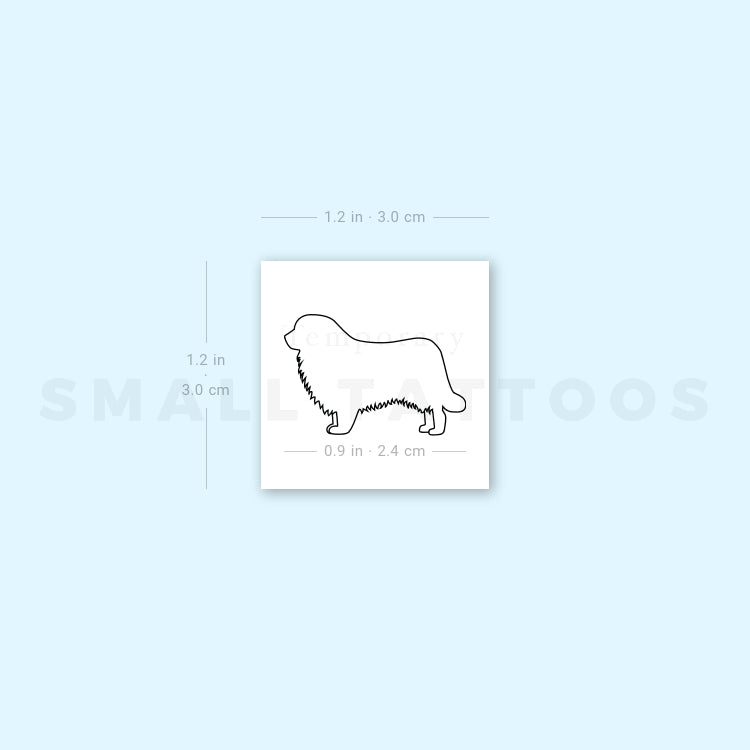 Newfoundland Temporary Tattoo (Set of 3)