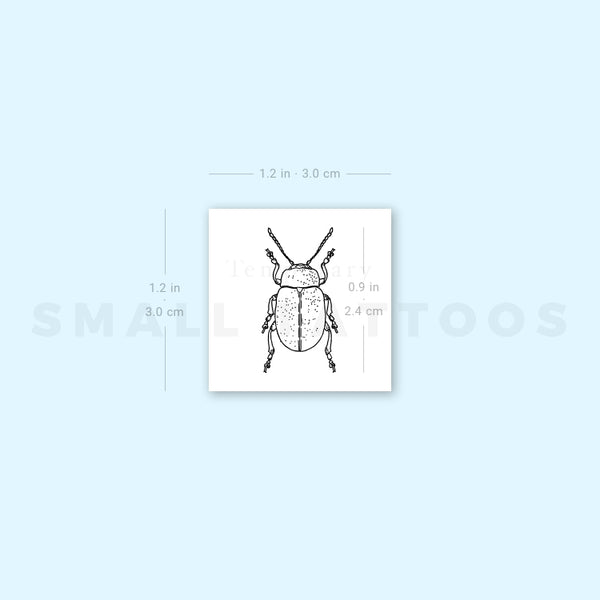 Beetle Temporary Tattoo (Set of 3)