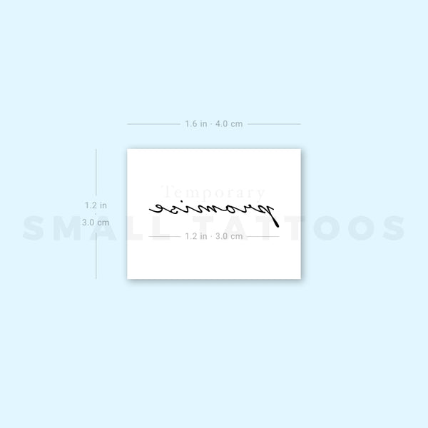 Promise Temporary Tattoo (Set of 3)