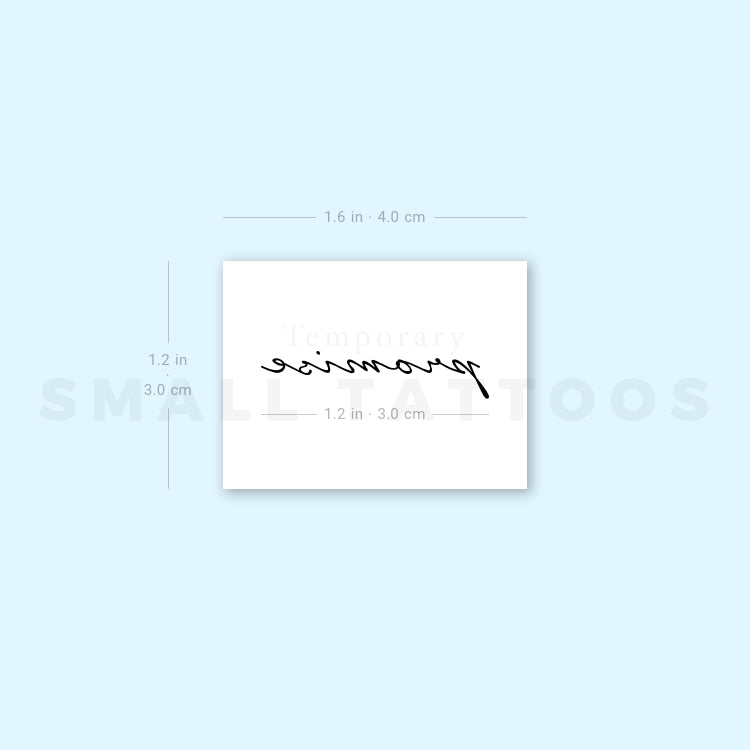 Promise Temporary Tattoo (Set of 3)