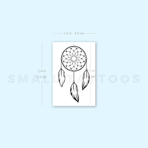 Small Dreamcatcher Temporary Tattoo (Set of 3)