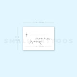 New York By Stefano Mazza Temporary Tattoo (Set of 3)