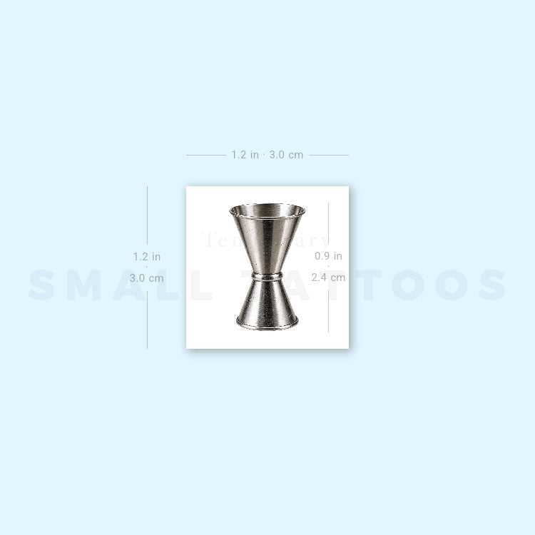 Jigger Temporary Tattoo (Set of 3)