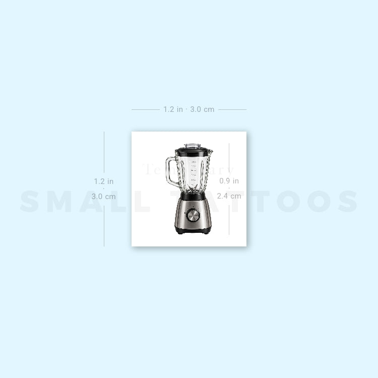 Blender Temporary Tattoo (Set of 3)